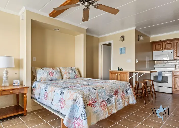 With Modern Kitchen, One Block To Beach, Boardwalk, And Has A Pool!